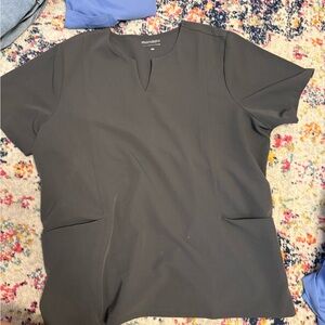 MANDALA 2x Gray/Charcoal Scrub Top